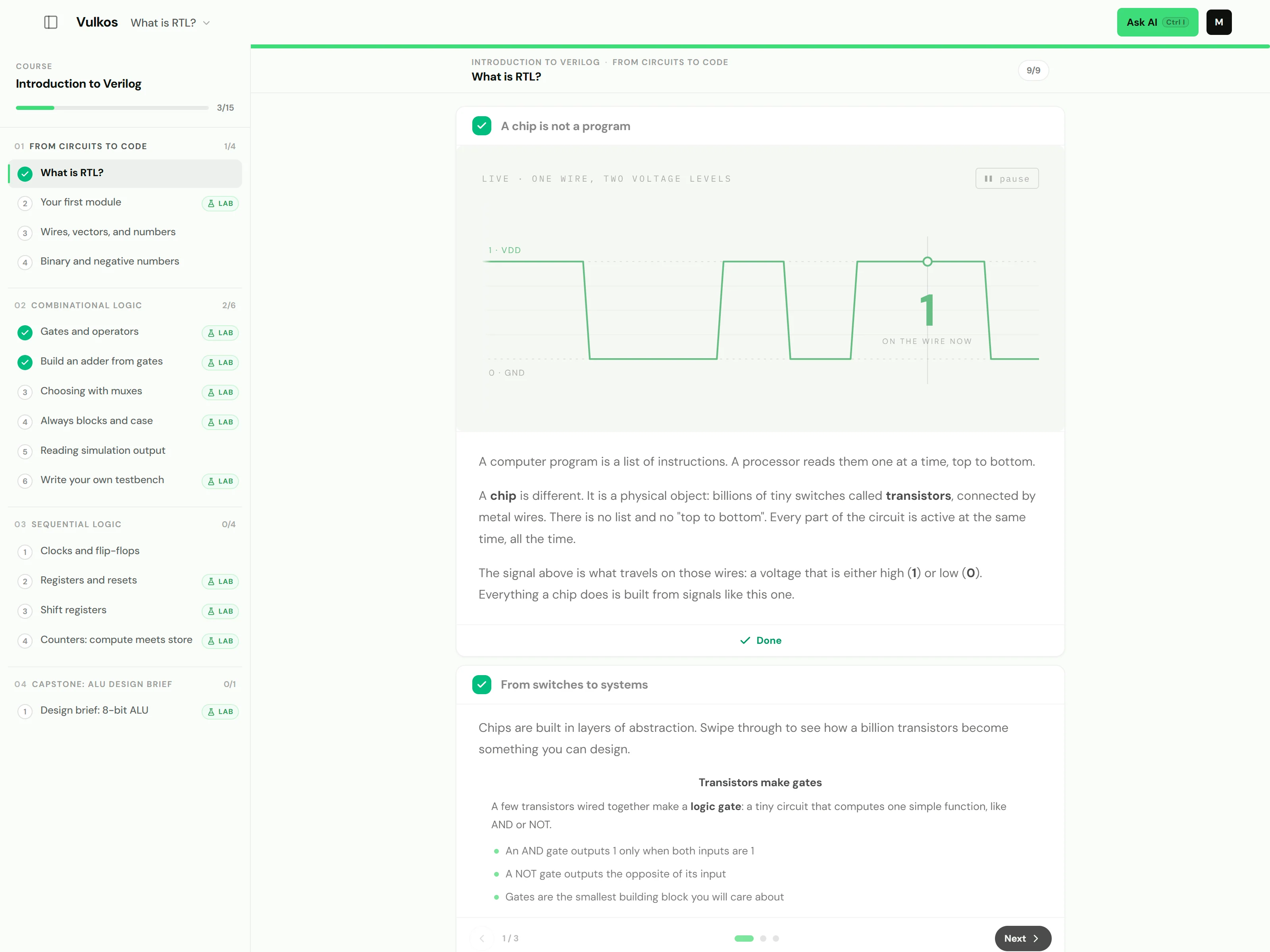 Learning path